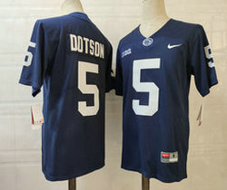 Penn State Nittany Lions #5 Mike Sainristil Navy Blue With name Vapor Untouchable Football Jersey