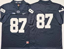 Penn State Nittany Lions #87 Kyle Carter Blue Limited Football Jersey