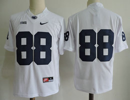 Penn State Nittany Lions #88 Mike Gesicki White no name Stitched NCAA Jersey