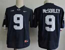 Penn State Nittany Lions #9 Trace McSorley Navy blue With Name Limited Football Jersey
