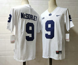 Penn State Nittany Lions #9 Trace McSorley White With name Vapor Untouchable Football Jersey