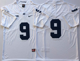 Penn State Nittany Lions #9 Trace McSorley White blue Vapor Untouchable Stitched College Jersey