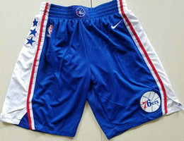 Philadelphia 76ers Blue NBA Shorts