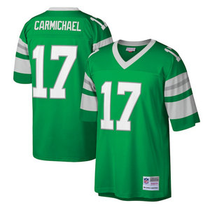 Philadelphia Eagles #17 Harold Carmicheal green nfl jersey