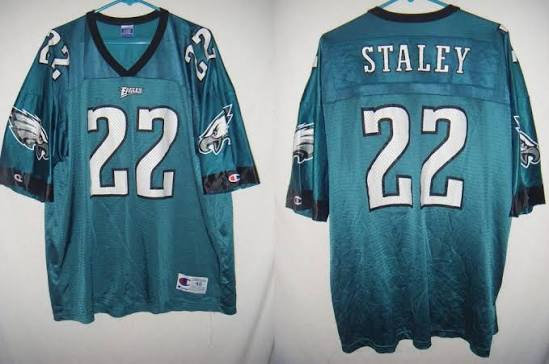 Philadelphia Eagles #22 Duece Staley Green jersey