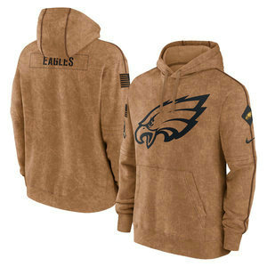 Philadelphia Eagles 2023 Camo Salute To Service Pullove Hoodie
