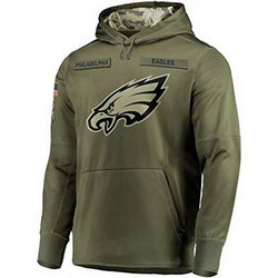 Philadelphia Eagles 2024 Army green Pullove Hoodie