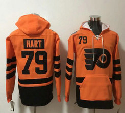 Philadelphia Flyers #79 Carter Hart Stitched Pullover Hoodie