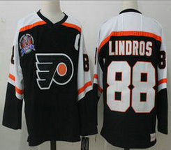 Philadelphia Flyers #88 Eric Lindros Throwback Authentic Stitched NHL Jersey
