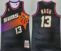 Phoenix Suns #13 Steve Nash Black 1996-97 Hardwood Classic Authentic Stitched NBA jersey