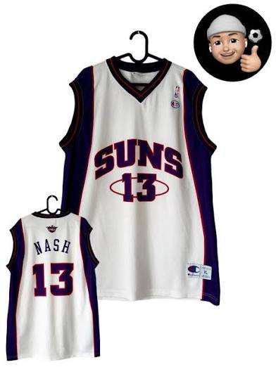 Phoenix Suns #13 Steve Nash White jersey
