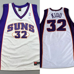 Phoenix Suns #32 Jason Kidd White NBA jersey