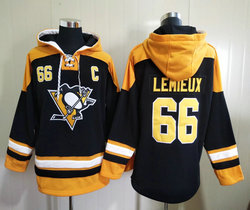 Pittsburgh Penguins #66 Mario Lemieux NHL Stitched Pullover Hoodie