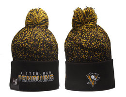 Pittsburgh Penguins NHL Knit Beanie Hats YP 1