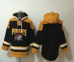 Pittsburgh Pirates Blank Black Stitched Hoodies