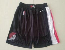 Portland Trail Blazers Black Swingman Shorts