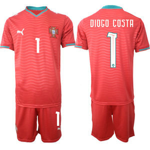 Portugal #1 Diogo Costa Home 2026 World Cup Soccer jersey