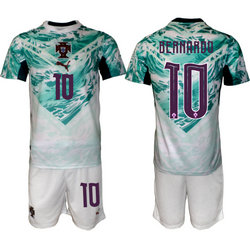 Portugal #10 Bernarod Away 2026 World Cup Soccer jersey