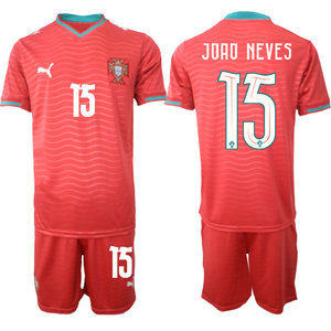 Portugal #15 Joao Neves Home 2026 World Cup Soccer jersey