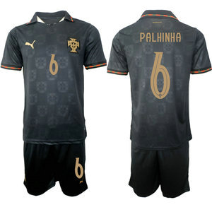 Portugal #6 Palhinha Away 2026 World Cup Soccer jersey