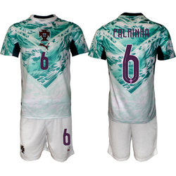 Portugal #6 Palhinha Away 2026 World Cup Soccer jersey
