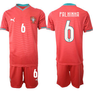 Portugal #6 Palhinha Home 2026 World Cup Soccer jersey