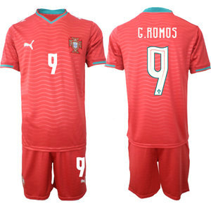 Portugal #9 G.Romos Home 2026 World Cup Soccer jersey
