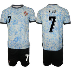 Portugal 2024-25 #7 FIGO Away Soccer Jersey