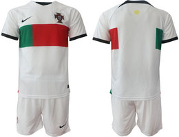Portugal Blank Away 2022 World Cup National Soccer Jersey