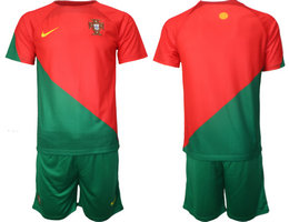 Portugal Blank Home 2022 World Cup National Soccer Jersey