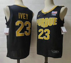 Purdue Boilermakers #23 Jaden Ivey Black College Basketball Jersey