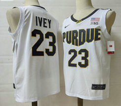 Purdue Boilermakers #23 Jaden Ivey White College Basketball Jersey