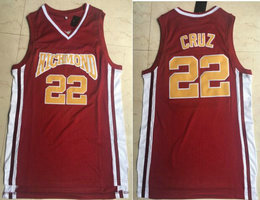 Richmond Oilers #22 Timo Cruz Red Basketball Jersey