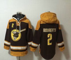 San Diego Padres #2 Xander Bogaerts Brown MLB Hoodie