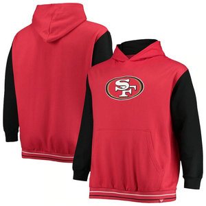San Francisco 49ers Fanatics Branded Big Tall Block Party Pullover Hoodie