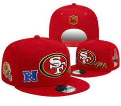 San Francisco 49ers NFL Snapbacks Hats YD 17
