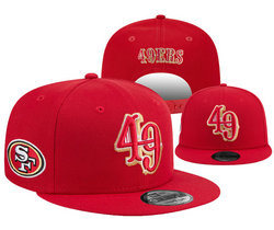 San Francisco 49ers NFL Snapbacks Hats YD 19