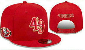 San Francisco 49ers NFL Snapbacks Hats Ys 25