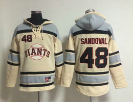 San Francisco Giants #48 Pablo Sandoval Gream Sawyer Hooded Sweatshirt MLB Hoodie