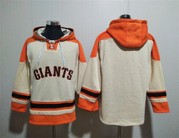 San Francisco Giants Blank Cream Sweatshirt MLB Hoodie