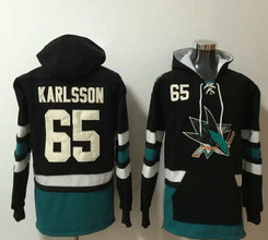 San Jose Sharks #65 Erik Karlsson Pullover Hoodie