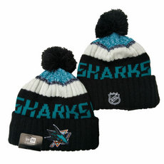 San Jose Sharks NHL Knit Beanie Hats 1