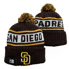 San diego Padres MLB Knit Beanie Hats YD 3