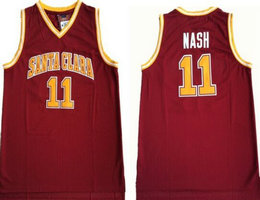 Santa Clara #11 Steve Nash College Basketball Jersey