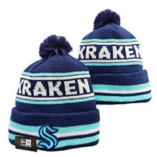 Seattle Kraken NHL Knit Beanie Hats 2