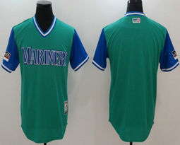 Seattle Mariners Blank 2018 Players Weekend Authentic Stitched MLB Jersey