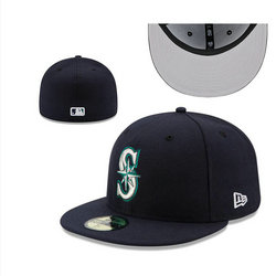 Seattle Mariners MLB Fitted hats 0594 4