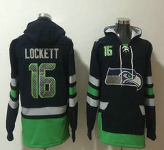 Seattle Seahawks #16 Tyler Lockett Stitched Pullover NFL Hoodie