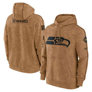 Seattle Seahawks 2023 Camo Salute To Service Pullove Hoodie