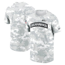 Seattle Seahawks 2024 Camo Salute To Service T-shirt